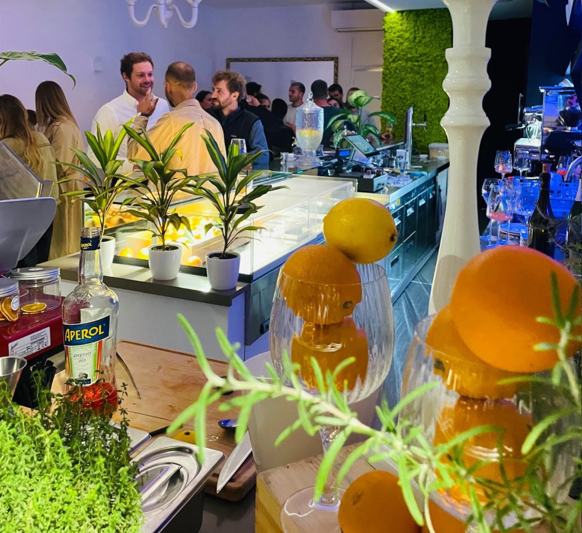 Anima Cafè di notte, atmosfera da aperitivo