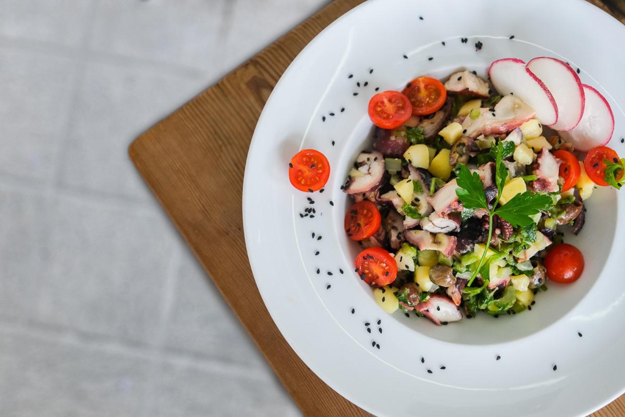 Tartare del bistrot per il pranzo