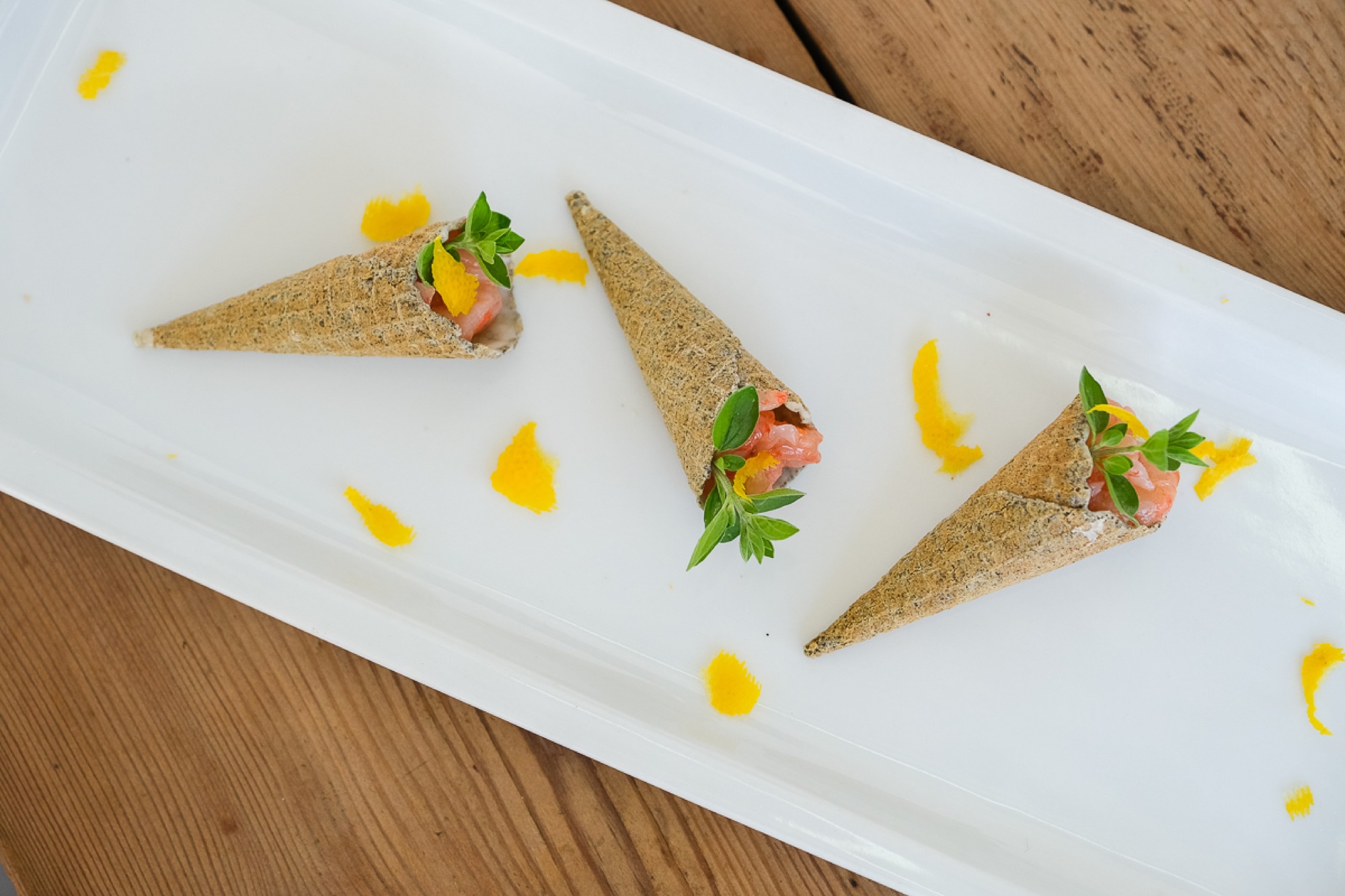 Allestimento gastronomico per il catering